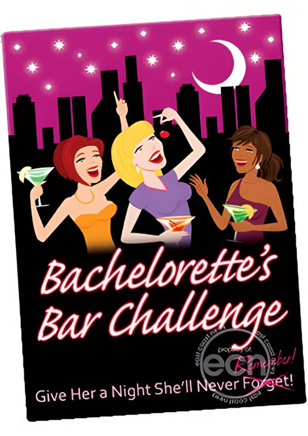 Bachelorette Bar Challenge Card Game
