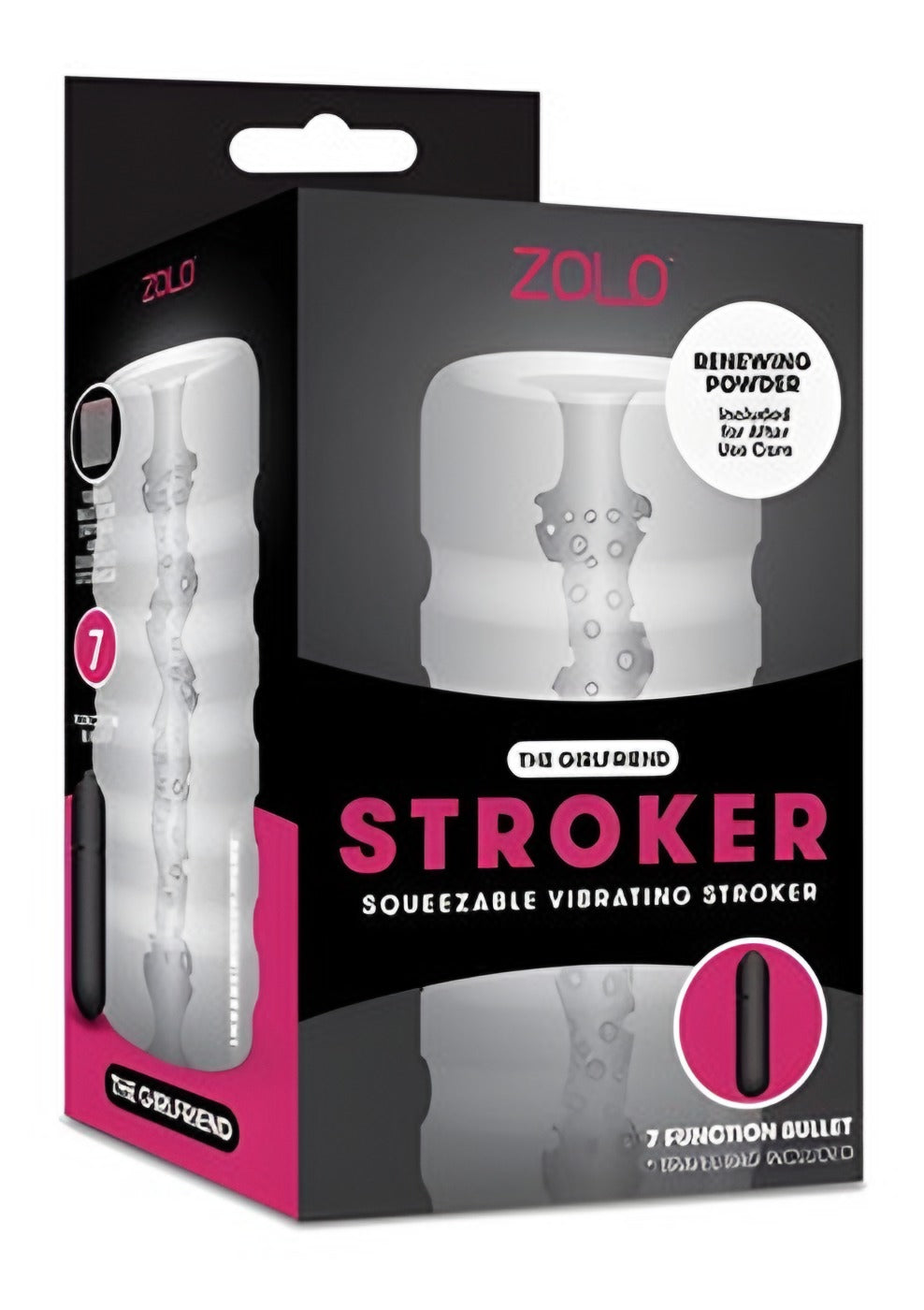 Zolo Gf Squeezable Vib Stroker