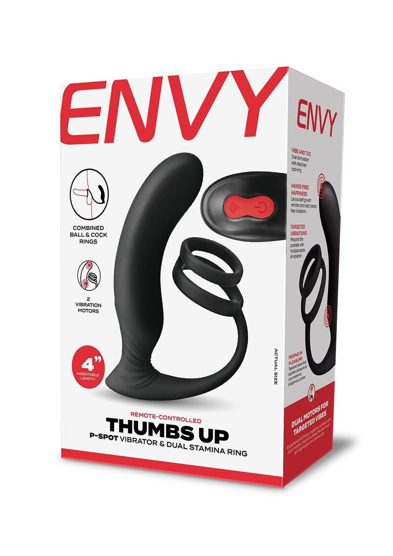 ENVY THUMBS UP P-SPOT & DOUBLE C-RING