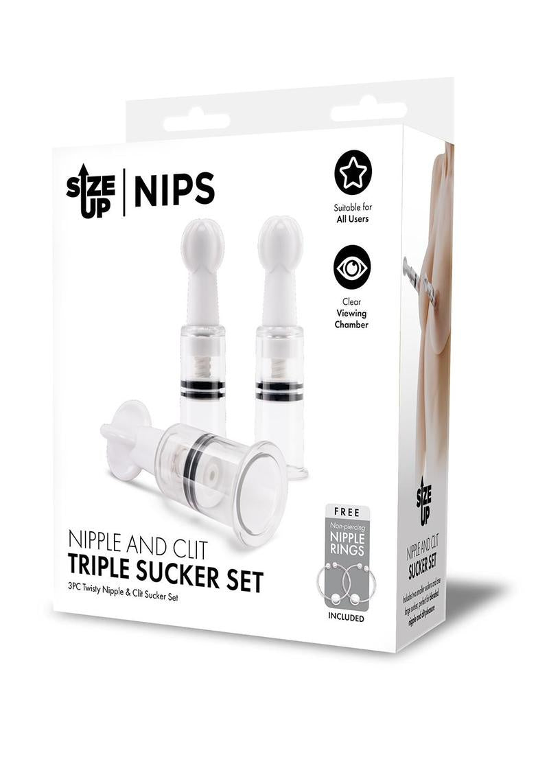 SIZE UP NIPPLE & CLIT SUCKER SET