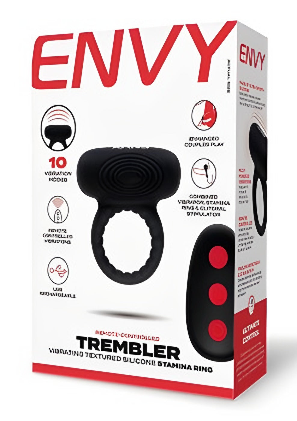 Envy Trembler Remote Vibe Ring