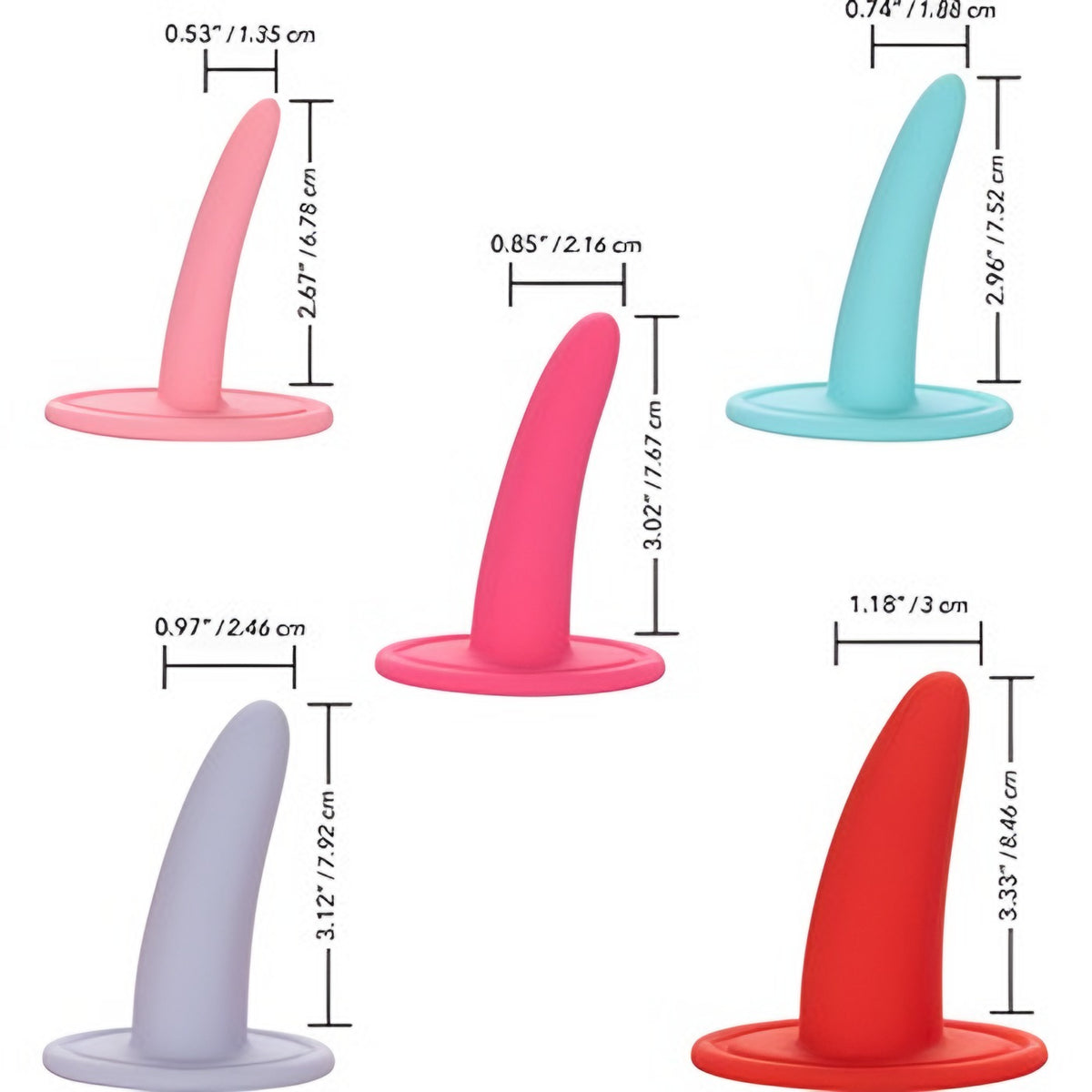 She-Ology 5Pc Vagina Dilator Set
