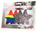 PEEKABOO PRIDE GLITTER RAINBOW STARS