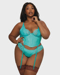 BUSTIER & GSTRING OCEAN PLUS