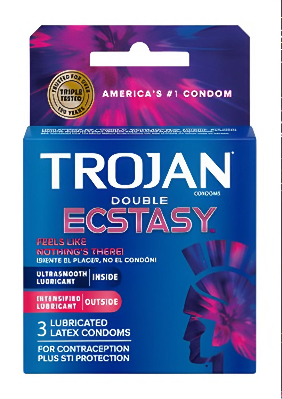 Trojan Dbl Ecstasy 3Pk