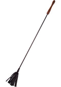 ROUGE WOODEN HANDLE RIDING CROP