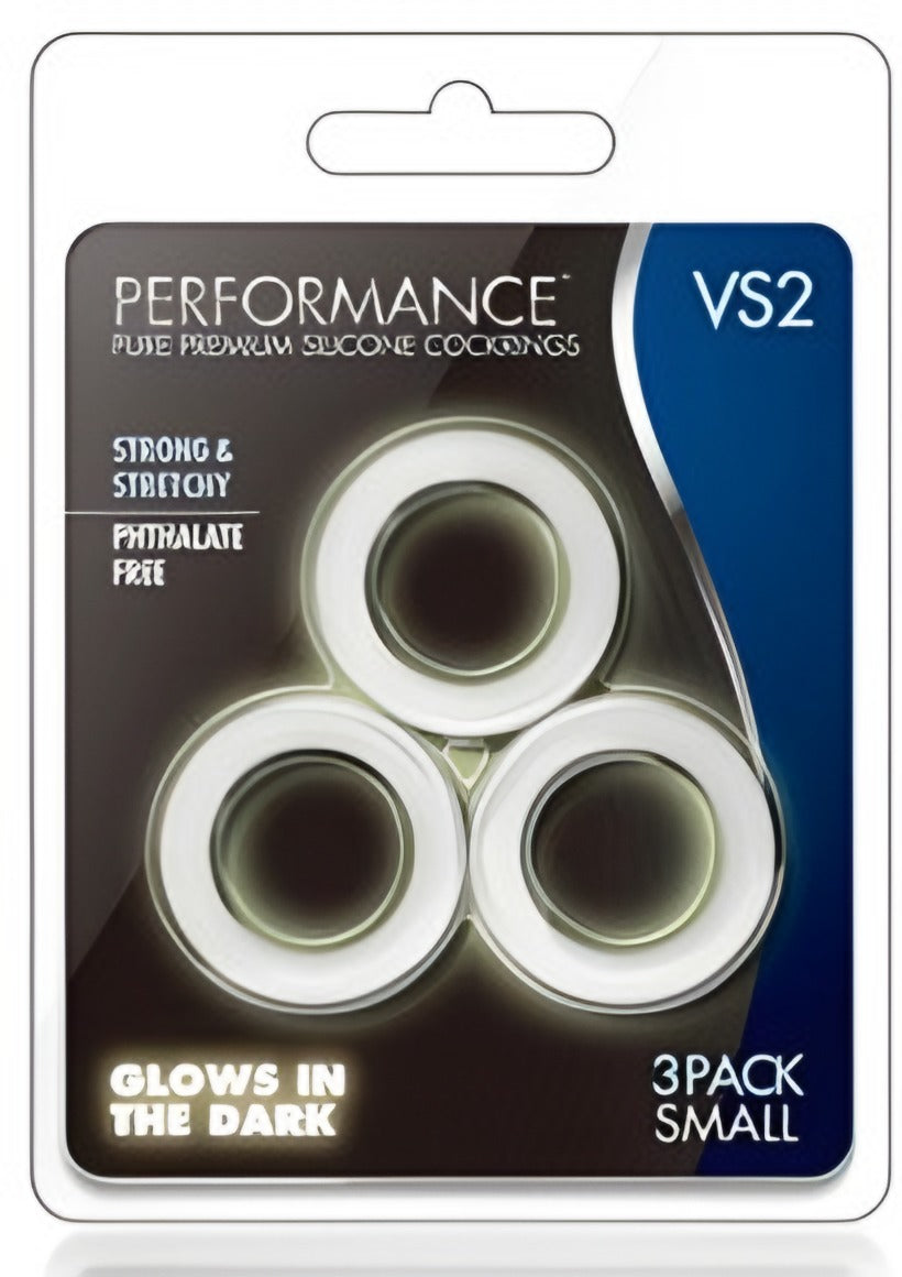 Performance Vs2 Silicone Rings 3Pk