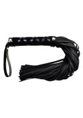 Rouge Short Flogger W/ Studs Blk