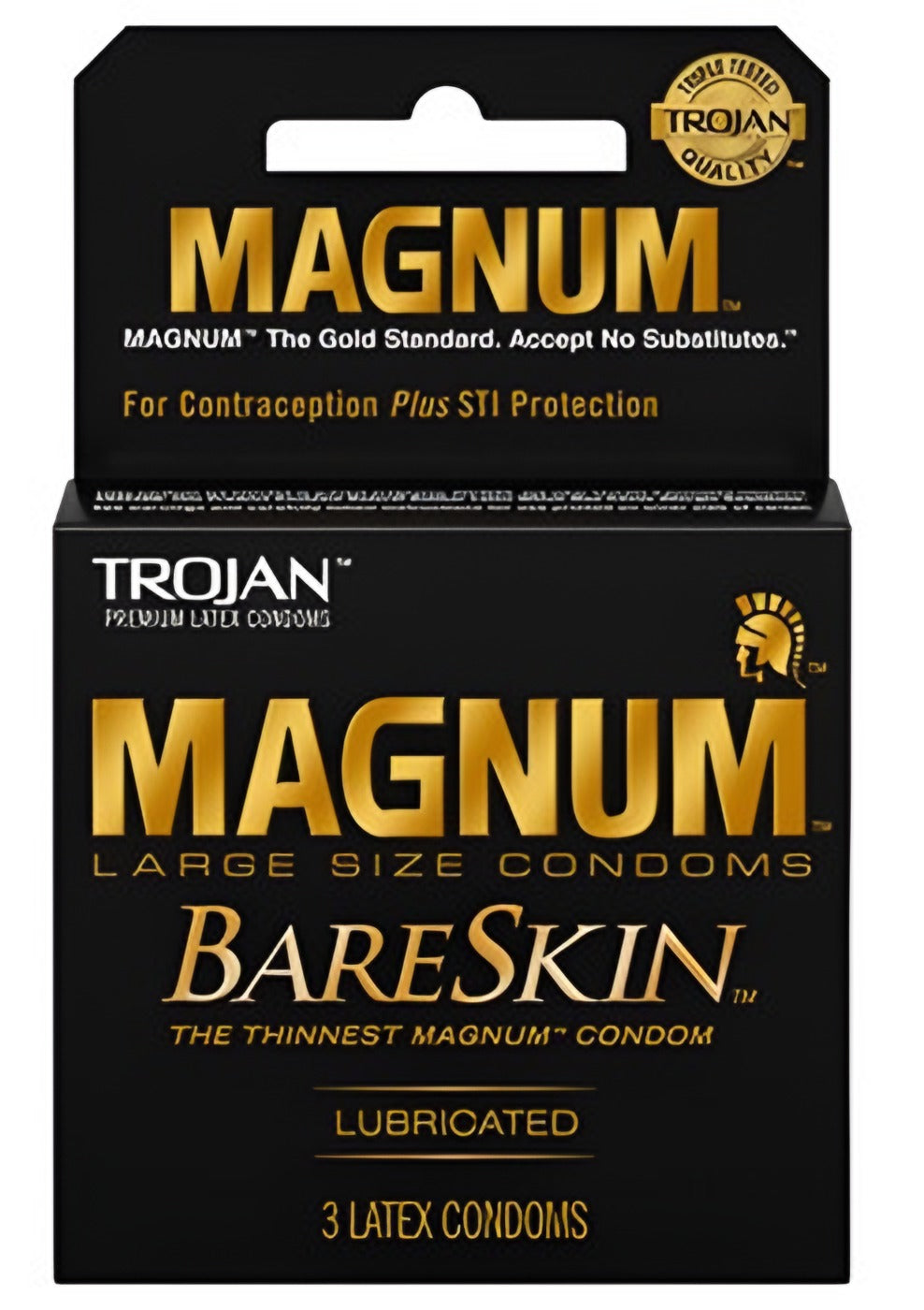 Trojan Magnum Bareskin 3Pk
