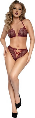 Lace Bra & Criss Cross Panty