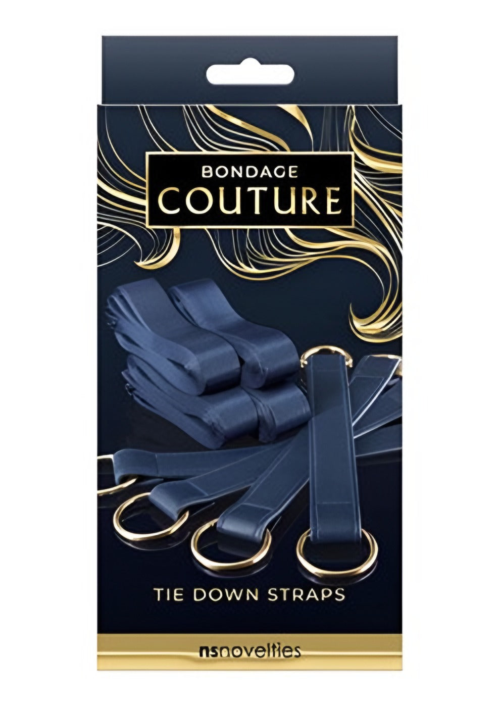 Bondage Couture Tie Down Straps Blue