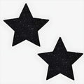 NEVA NUDE PASTY STAR GLITTER BLK