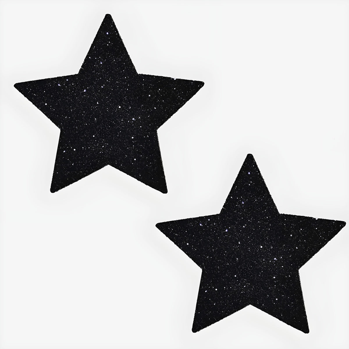 NEVA NUDE PASTY STAR GLITTER BLK