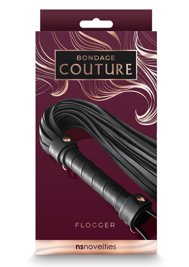 BONDAGE COUTURE FLOGGER BLACK