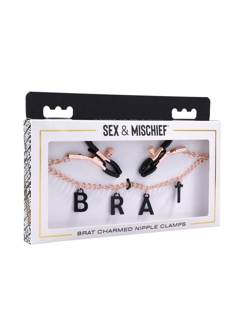 S&M BRAT CHARM NIPPLE CLAMPS