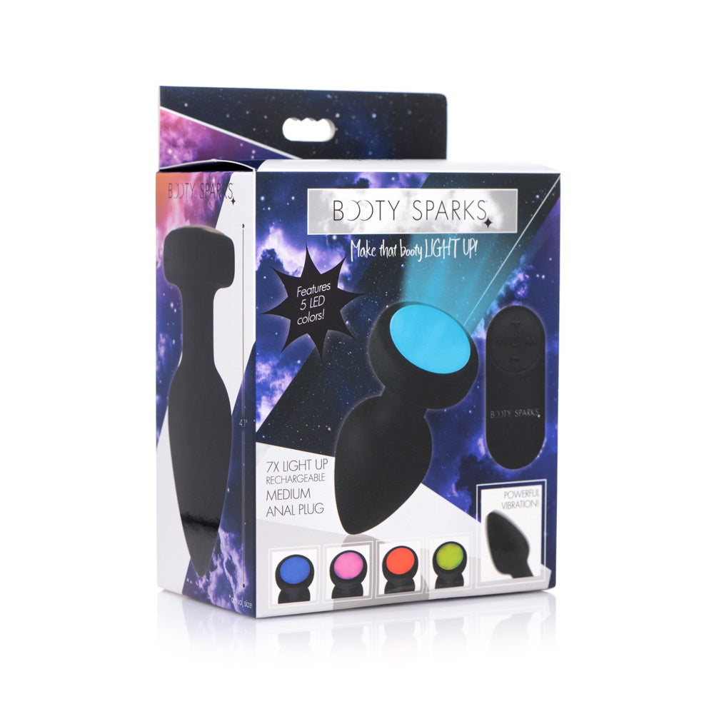BOOTY SPARKS SILICONE LED VIBE PLUG