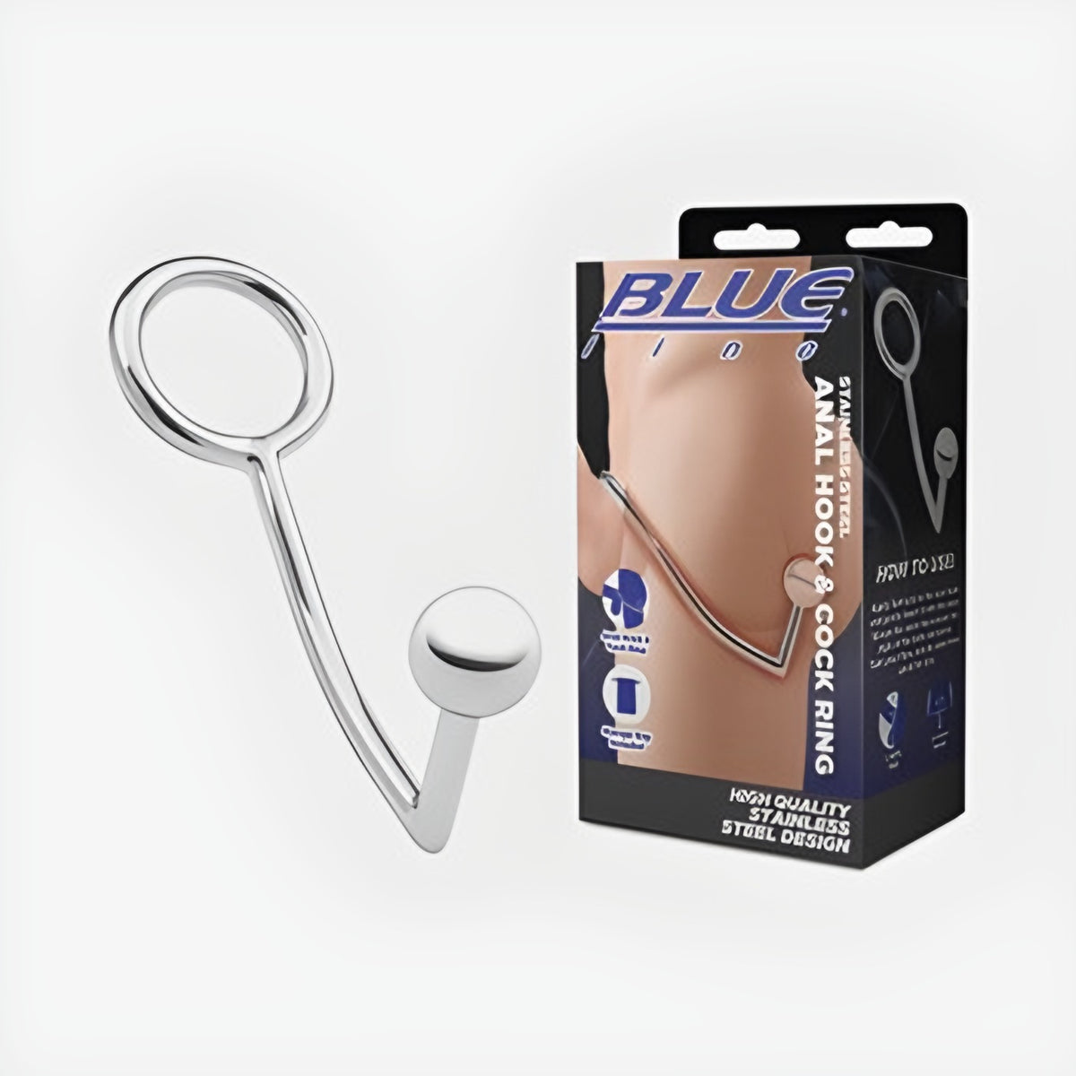 Blue Line Anal Hook Cring