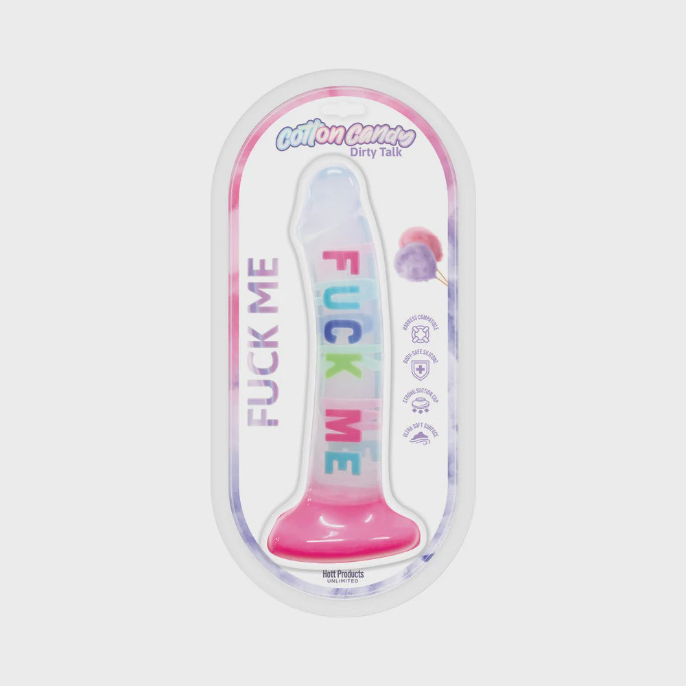COTTON CANDY FUCK ME 8" DILDO