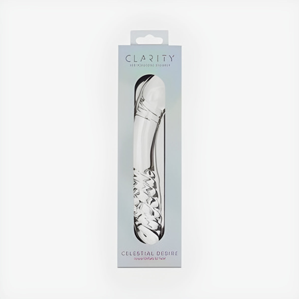 Clarity Celestial Desire Glass Dildo