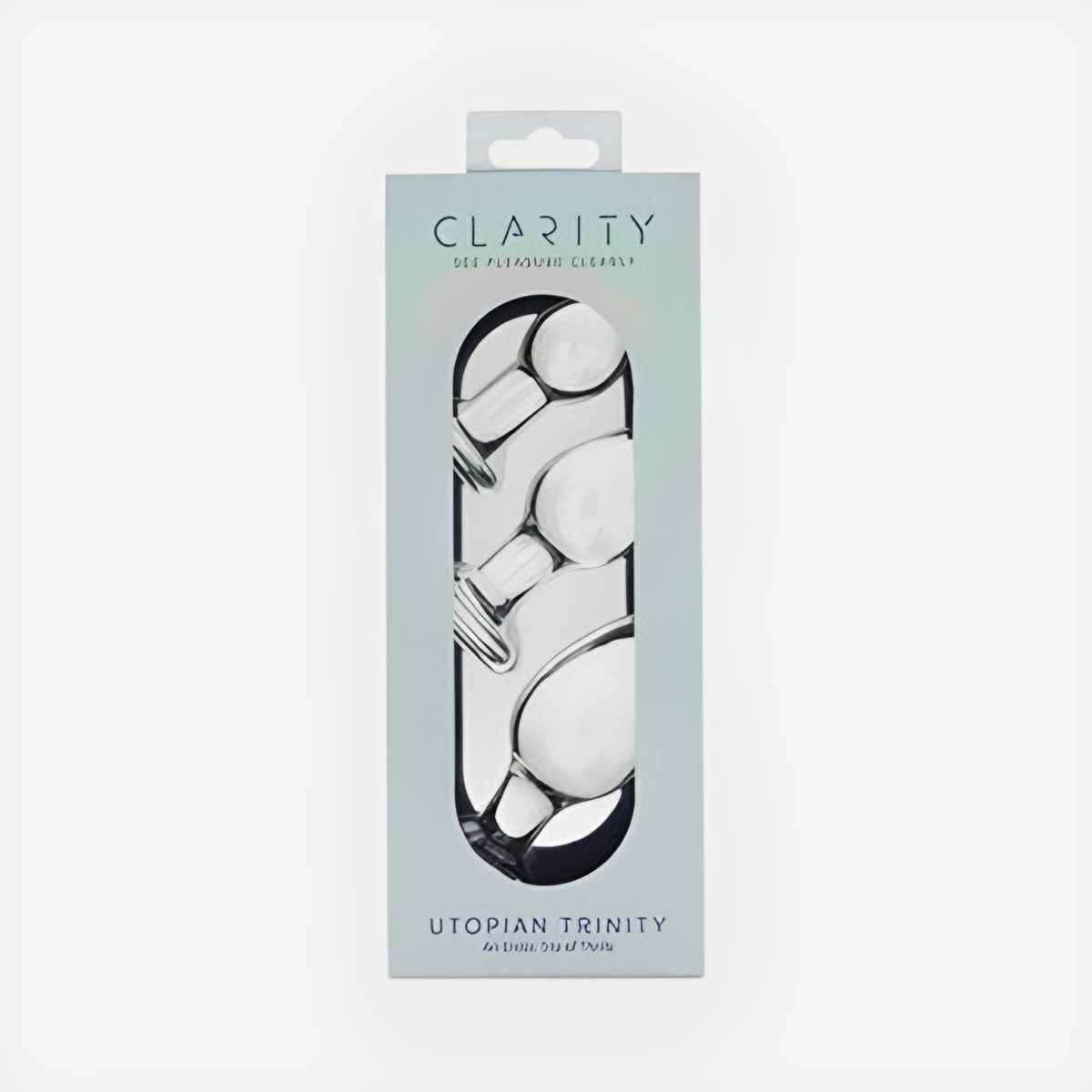 Clarity Utopian Trinity Glass Plug Set