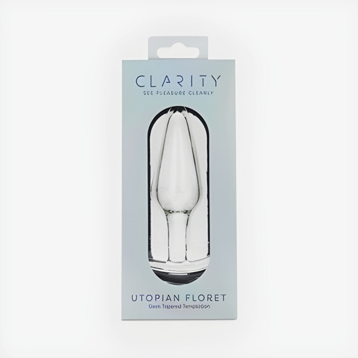 Clarity Utopian Floret Glass Plug