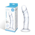 GLAS CURVED 7IN DILDO CLR