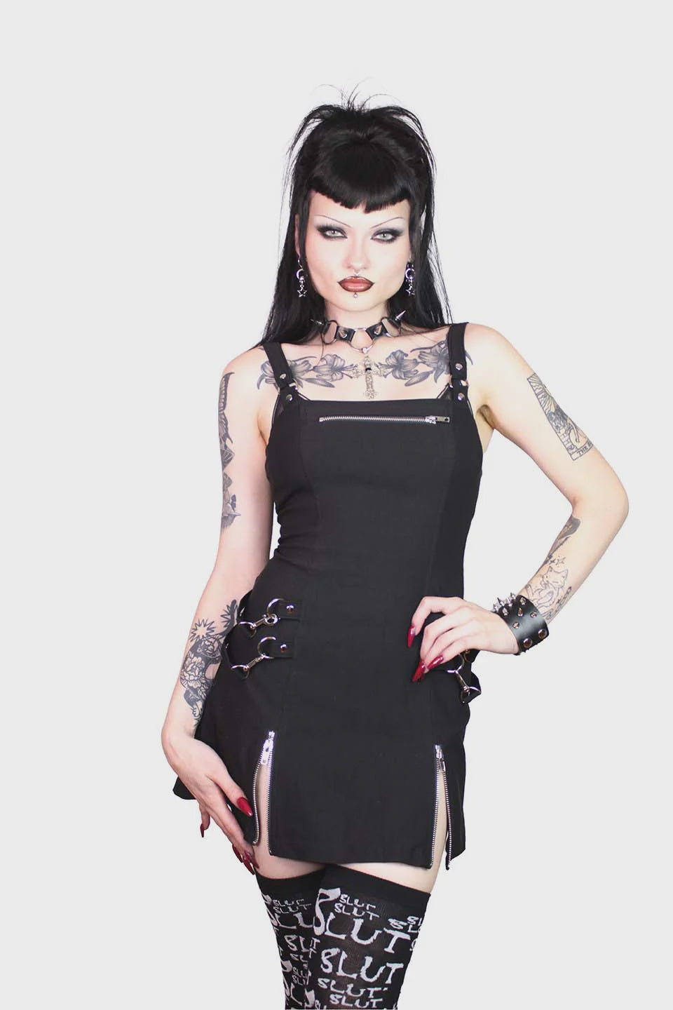 GANGSTA BLACK DRESS