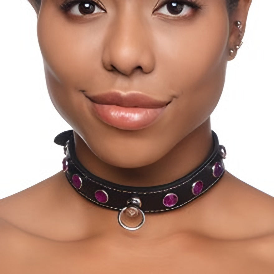 Master Series Leather Collar Ppl