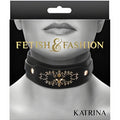 Fetish Fashion Katrina Collar Blk/Gold