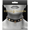 FETISH FASHION ALINA COLLAR BLK/GOLD