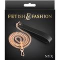 FETISH FASHION NYX LEASH BLK/GOLD