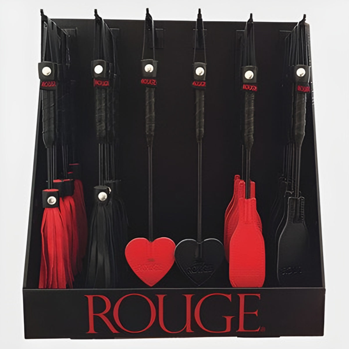 Rouge Leather Mini Paddle Flogger Ast