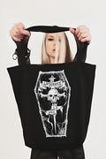 Metal Dagger Coffin Logo Tote Bag