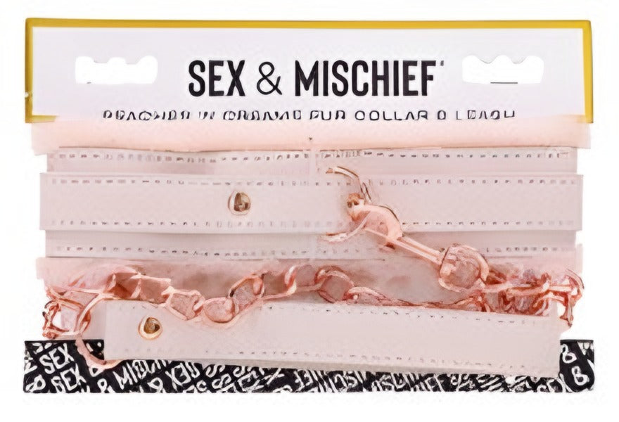 Peaches N Cream Collar & Leash