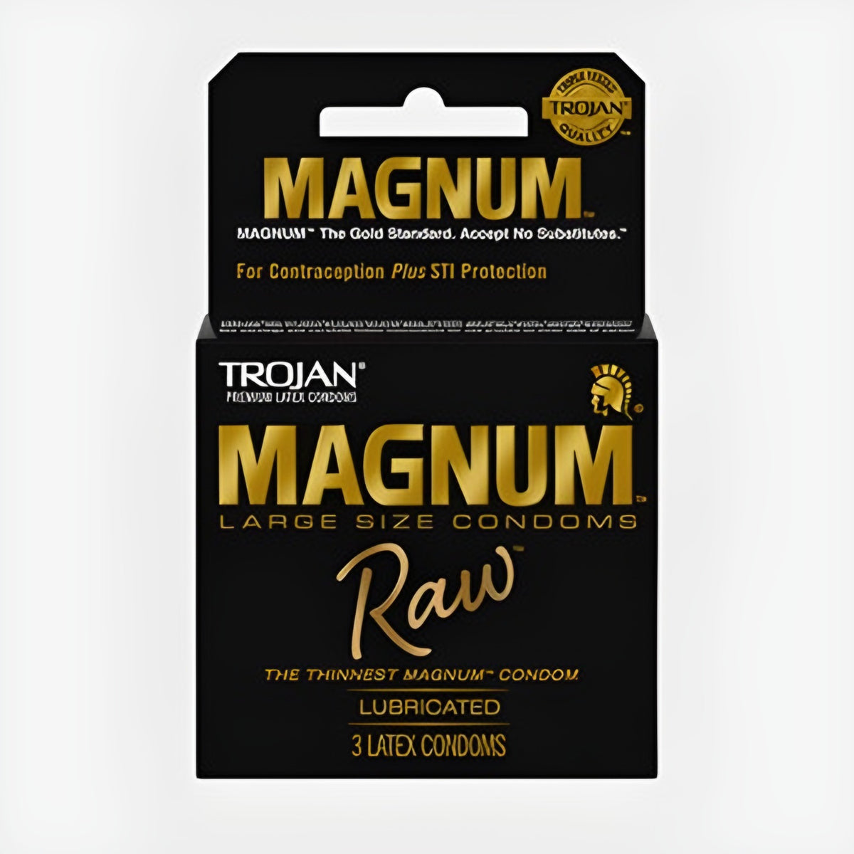 Trojan Magnum Raw Condoms 3Pk
