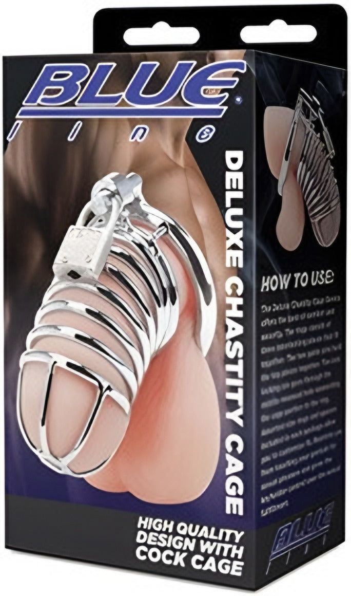 BLUE LINE CHASTITY CAGE