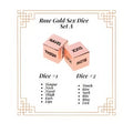 SEX DICE ROSE GOLD