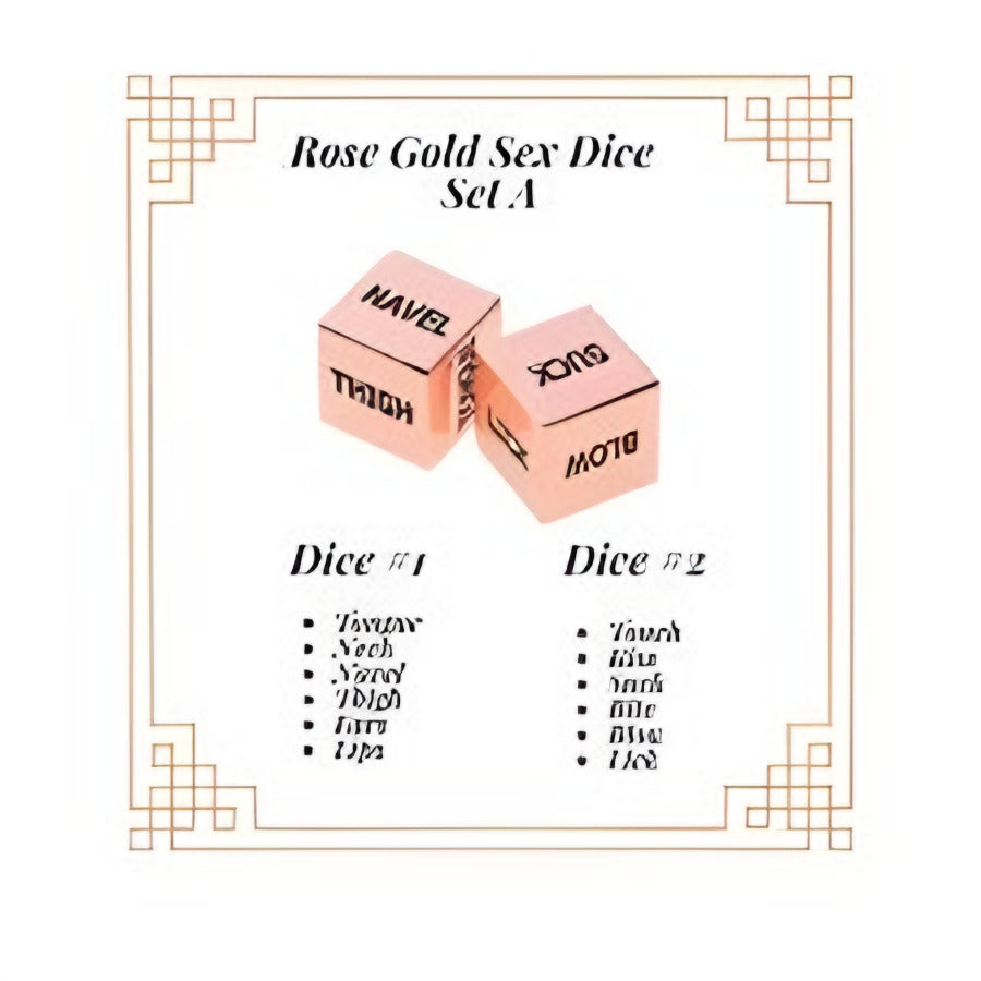 SEX DICE ROSE GOLD