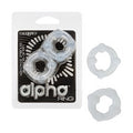 Calex Alpha Silicone Double Stacker Clear