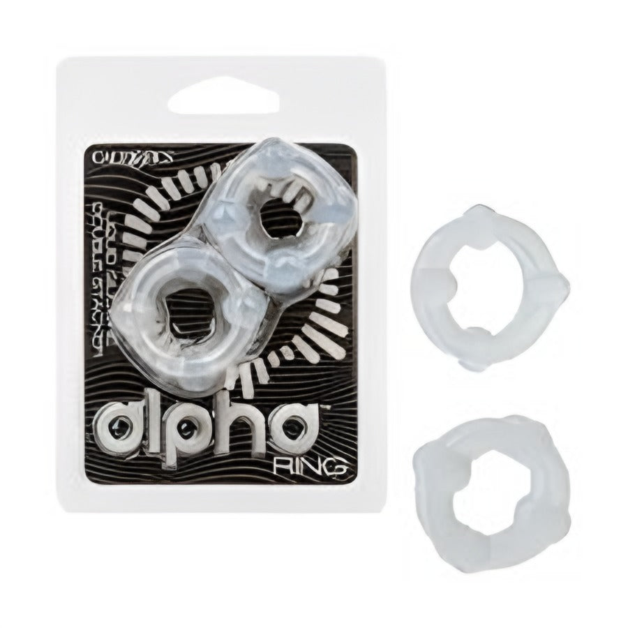 Calex Alpha Silicone Double Stacker Clear