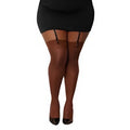 Dg 0007X Backseam Sheer Thigh Highs