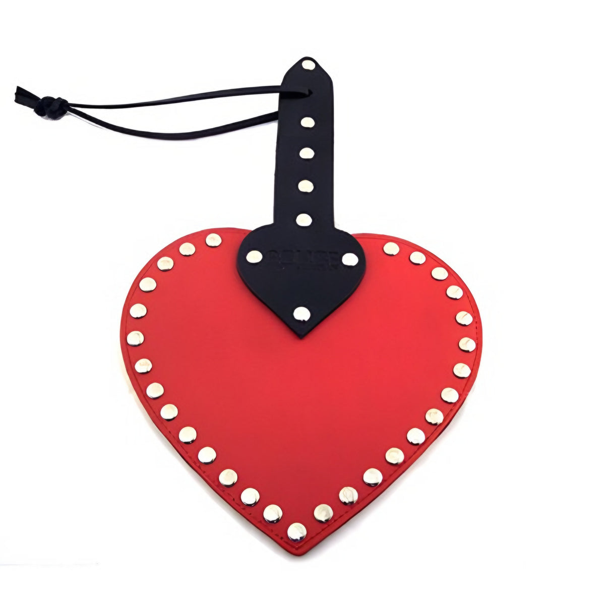 ROUGE LEATHER PADDLE HEART