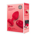 Bvibe Vibrating Heart Plug M/L