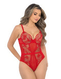 ESCANTE LACE TEDDY RED