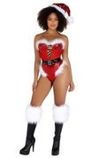 Santa Lace Up Romper