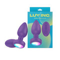 LUV INC VIBRATING PLUG W REMOTE