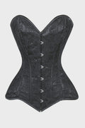 LAVISH BLACK LACE CORSET BUSK CLOSURE