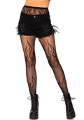 FLAME FISHNET TIGHTS