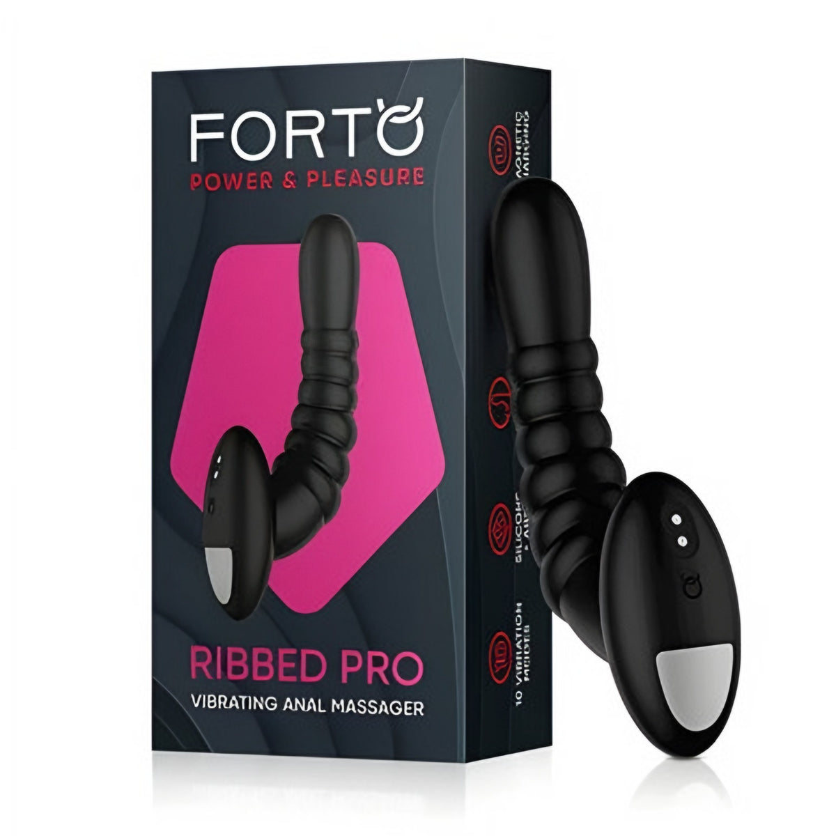 FORTO RIBBED PRO PROSTATE MASSAGER
