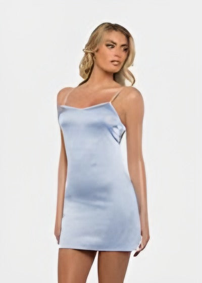 Twinkle Diamante Chemise Blue